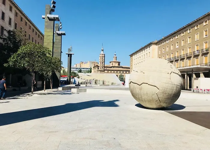 Az El Balcon A La Basilica III - En Plena Plaza Del Pilar!